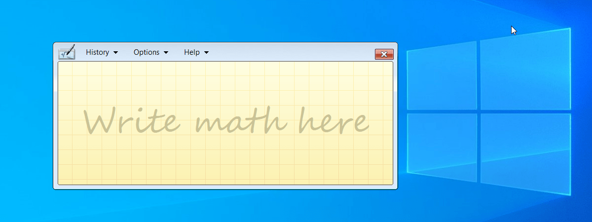 Cum folosești Math Input Panel în Windows 10 pentru expresii matematice