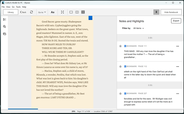 Notes and Highlights (Note Èi evidenÈieri)