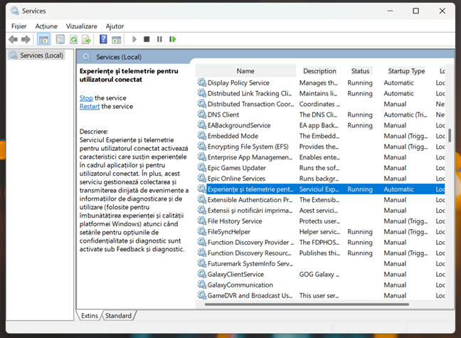 Services Ã®n Windows 11