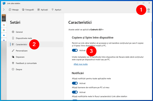 Cum partajezi clipboardul între Windows Èi Samsung sau alte telefoane cu Android