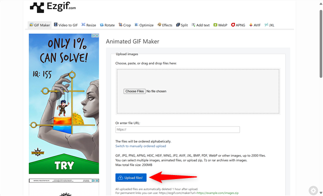 ÃŽncarcÄƒ fiÈ™ierele de imagine pe care vrei sÄƒ le foloseÈ™ti