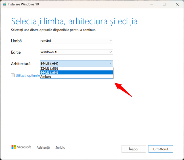 Cum descarci Windows 10 pe 32 sau 64 de biÈi