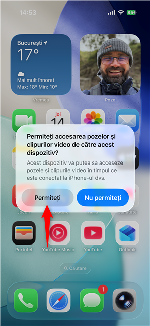 Permite-i PC-ului s&Auml;-&Egrave;i acceseze pozele &Egrave;i clipurile