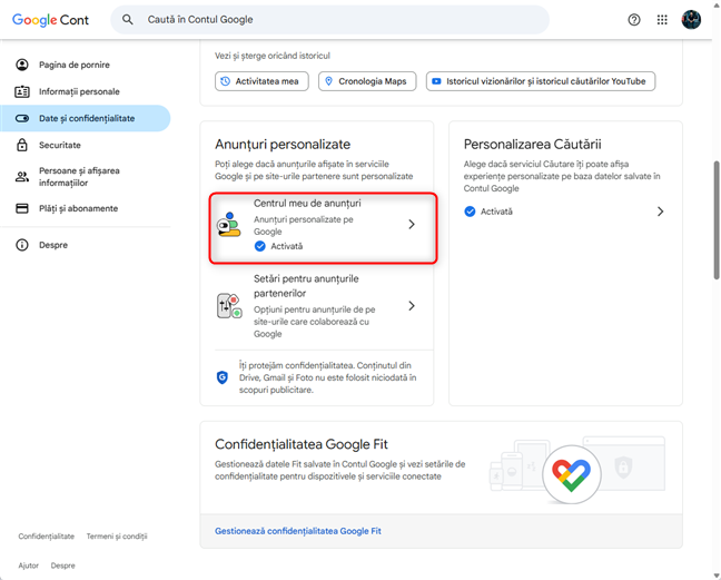 DeruleazÄ Ã®n jos Èi apasÄ pe Centrul meu de anunÈuri