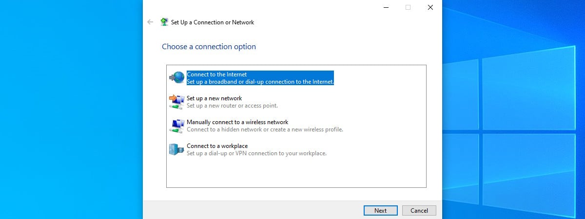 Cum setezi şi folosești conexiunile la internet PPPoE în Windows 10