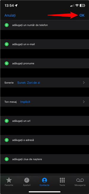 ApasÄ pe OK pentru a-Èi confirma alegerea