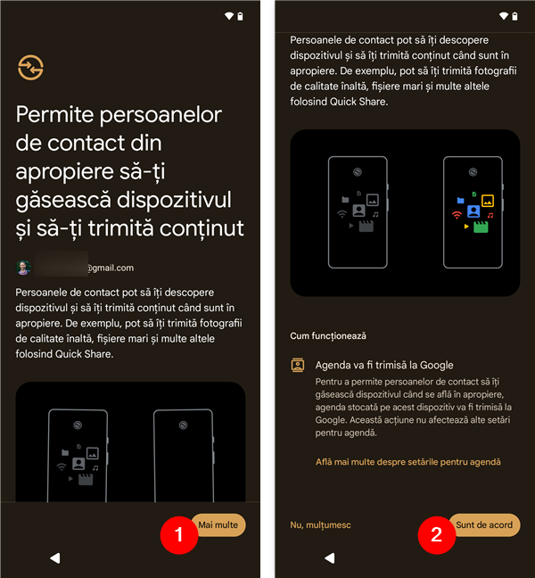 ActiveazÄ Trimiterea în apropiere