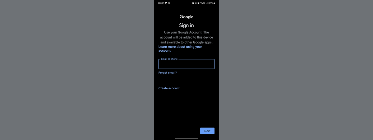 Cum configurezi un Cont Google pe un dispozitiv cu Android