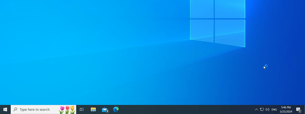 Cum vezi desktopul pe un calculator cu Windows 10