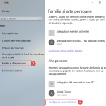 Windows 10, acces atribuit