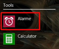 Windows 8.1, alarms, create, edit, transforma off, delete