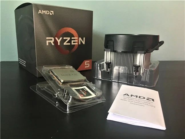 AMD Ryzen 5 3600X - Conținutul cutiei