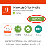 Android, Microsoft, Office, Word, Excel, PowerPoint, Google, Play, aplicatii, instalare, setare
