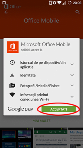 Android, Microsoft, Office, Word, Excel, PowerPoint, Google, Play, aplicatii, instalare, setare