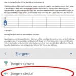 Android, Microsoft, Word, tabele, inserare, editare, modificare, adaugare