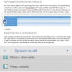 Android, Microsoft, Word, tabele, inserare, editare, modificare, adaugare