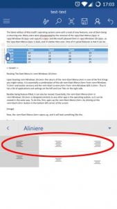 Android, Microsoft, Word, tabele, inserare, editare, modificare, adaugare
