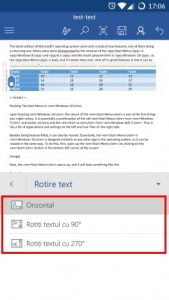 Android, Microsoft, Word, tabele, inserare, editare, modificare, adaugare