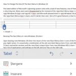 Android, Microsoft, Word, tabele, inserare, editare, modificare, adaugare