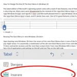 Android, Microsoft, Word, tabele, inserare, editare, modificare, adaugare