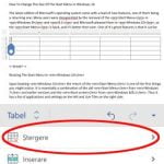 Android, Microsoft, Word, tabele, inserare, editare, modificare, adaugare