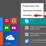 Folosirea căutării pentru a găsi și dezinstala o aplicație din Windows 8.1