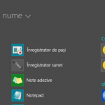 O comandă rapidă de dezinstalare, afișată pe ecranul Start din Windows 8.1