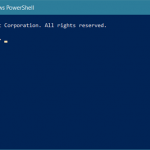 Fereastra PowerShell