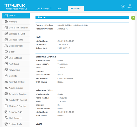 TP-LINK, AC1750, Wireless, Dual Band ,Gigabit, Router, Archer C8, review, recenzie