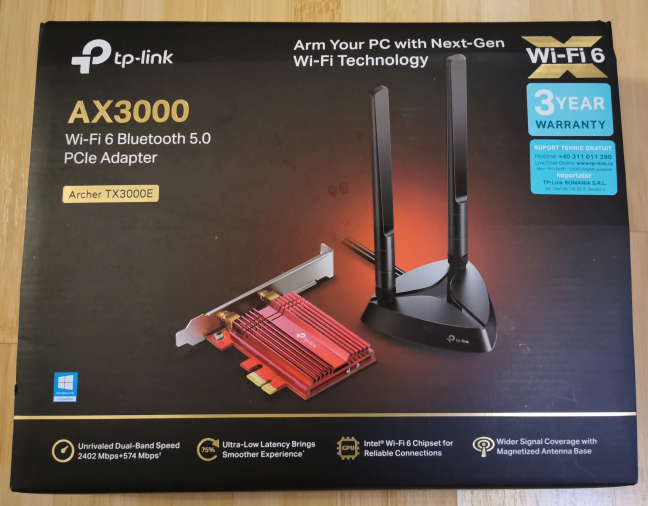 Pachetul pentru TP-Link Archer TX3000E