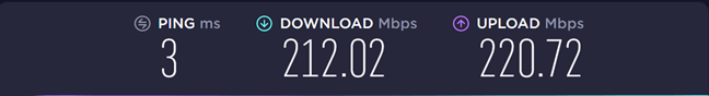 TP-Link Archer TX3000E - Viteza pe banda de 2.4 GHz și Wi-Fi 6