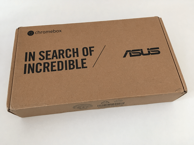 Partea superioară a pachetului ASUS Chromebox 3