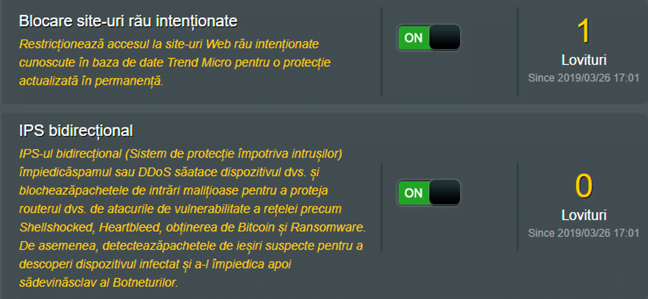Firmware-ul ASUS - Pornește IPS bidirecțional