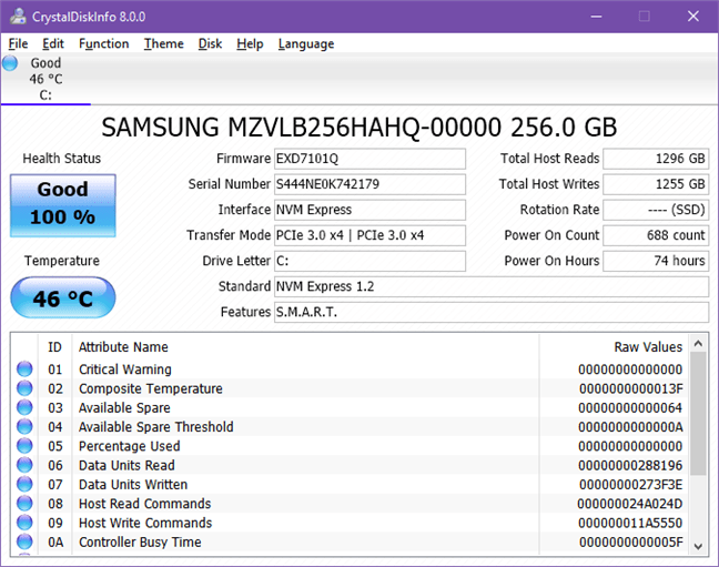 SSD-ul NVMe Samsung din ASUS Mini PC PB60G