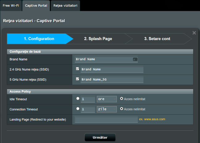 ASUS, router, portal captiv, wireless