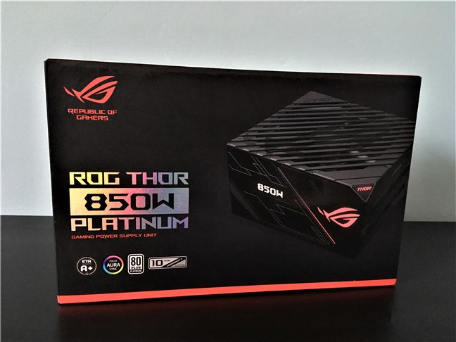 Cutia sursei ASUS ROG Thor 850W Platinum