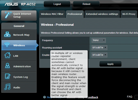 ASUS RP-AC52, WPS, range, extender, wireless, retea, dual-band, 802.11ac