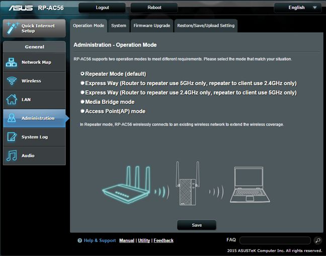 ASUS, RP-AC56, Wireless, AC1200, Dual-Band, Range Extender, review