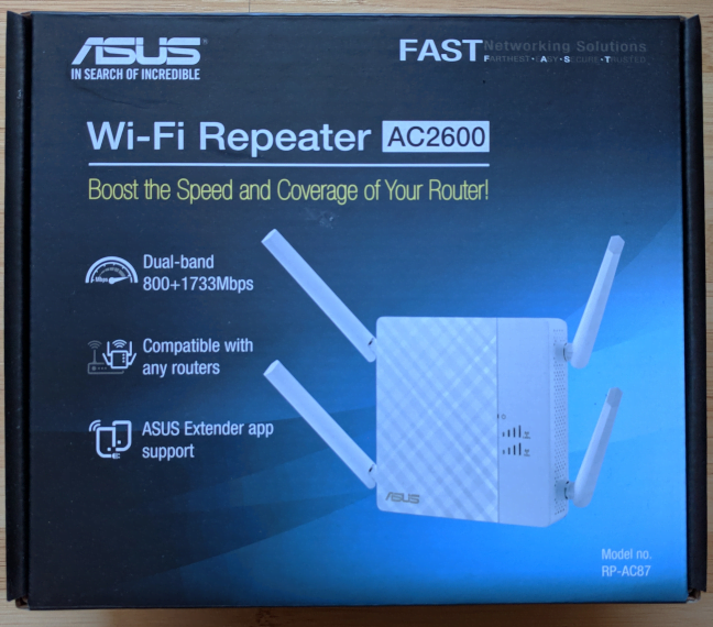 ASUS RP-AC87, range extender