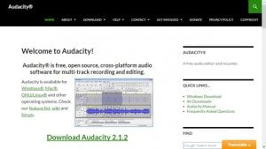 Audacity, Windows, melodie, invers, asculta, inapoi