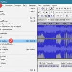Audacity, Windows, melodie, invers, asculta, inapoi