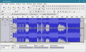 Audacity, Windows, melodie, invers, asculta, inapoi