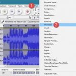 Audacity, Windows, melodie, invers, asculta, inapoi