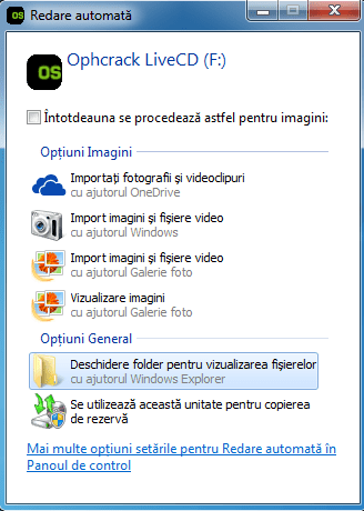 Windows, Redare automata, AutoPlay