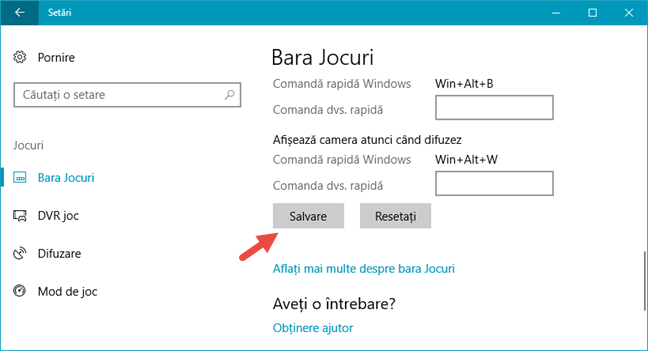 Windows 10, Bara Jocuri