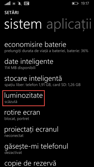 Windows 10 Mobile, Windows Phone 8.1, economisire baterie