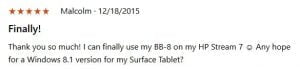 BB-8, Star Wars, jucarie, aplicatie, Windows 10, Windows 10 Mobile