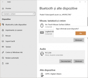 Bluetooth, Windows 10