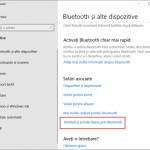 Trimite și primește fișiere prin Bluetooth în Windows 10