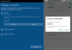 Conectarea prin Bluetooth între dispozitive cu Windows 10 și Android